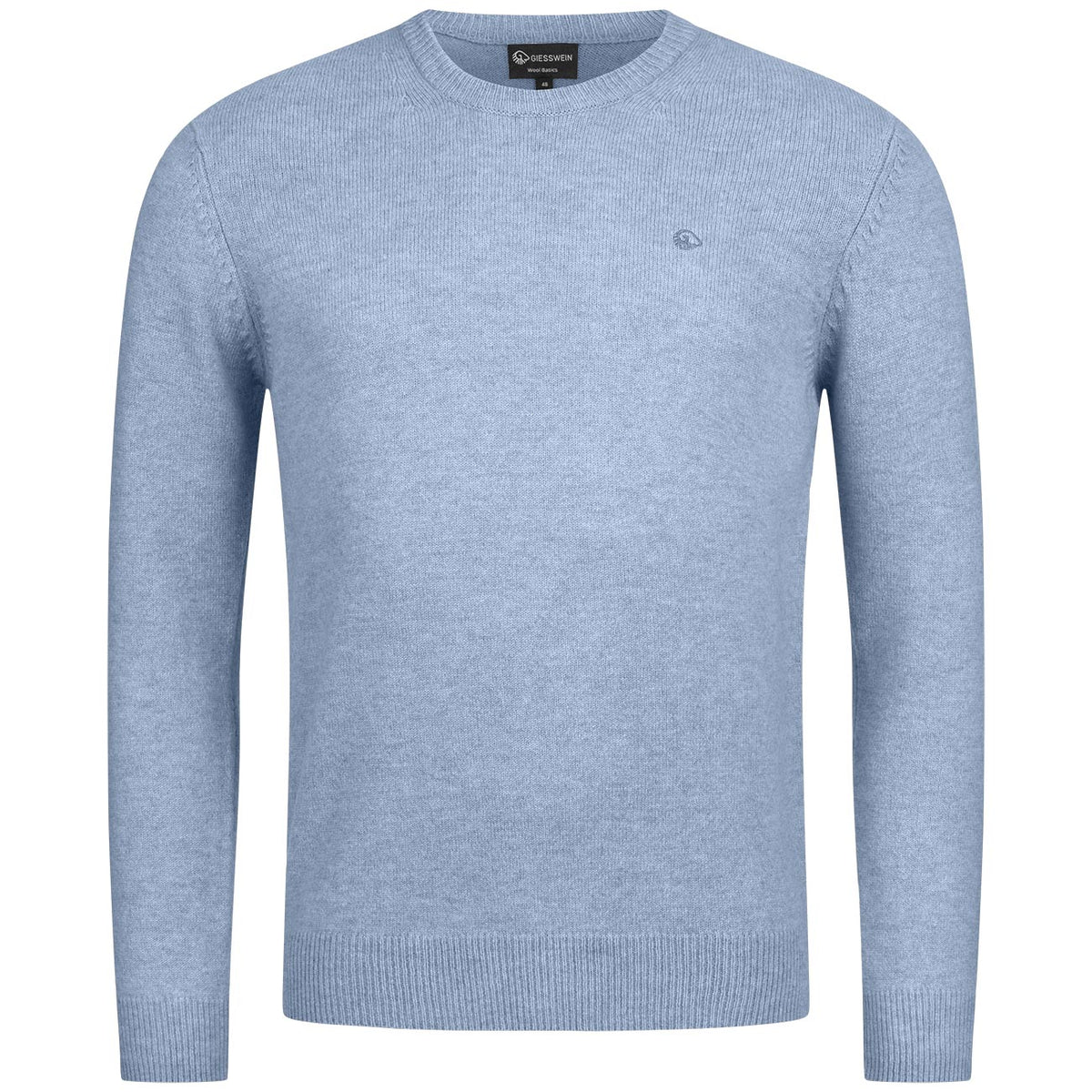 Pull Homme col rond En file de coton et laine Super Doux et