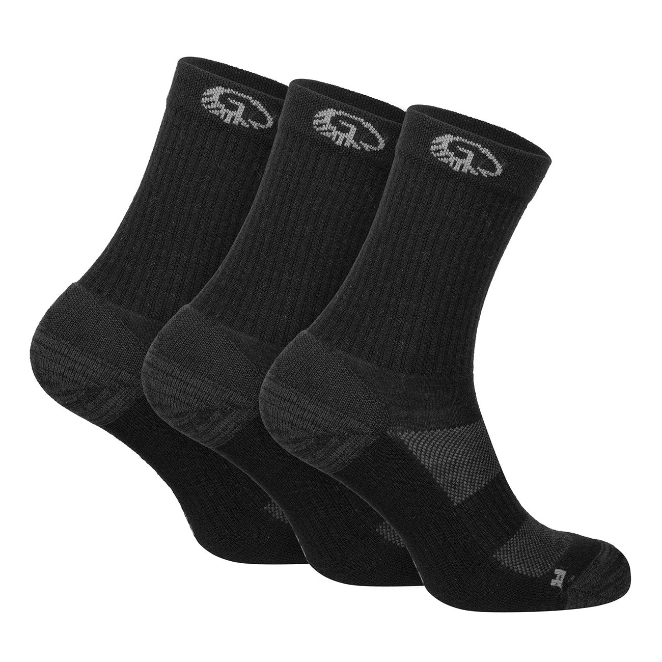 Giesswein Chaussettes Trekking Mérinos Lot De 3 - Chaussettes Rembourrées Femme Homme